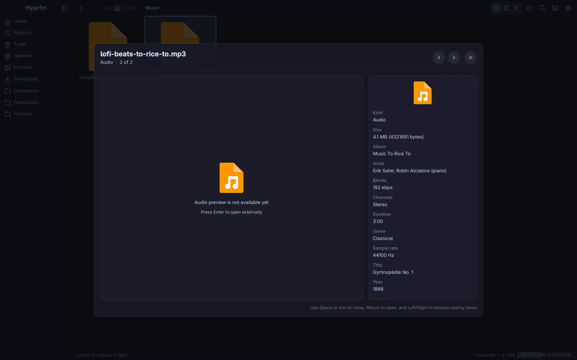 Quick preview: Music tags, lofi-beats-to-rice-to.mp3